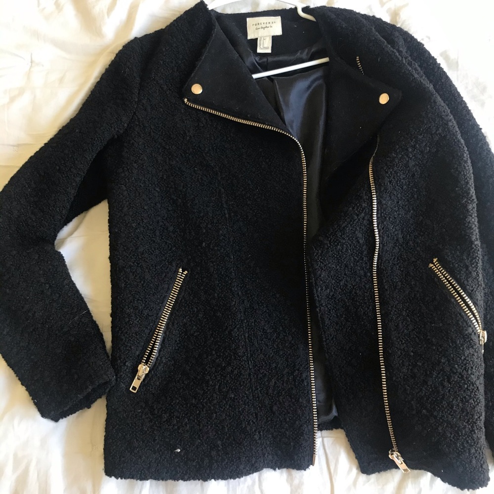 Black Teddy Bear Jacket